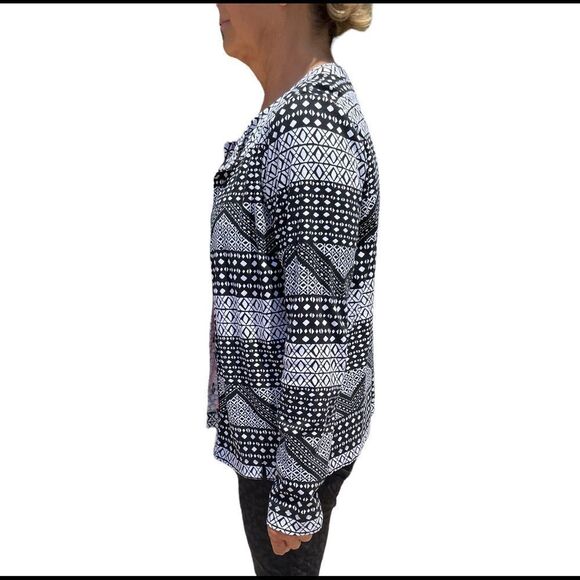 Rafaella Button Down 100% Cotton Jacket, sz Large - Picture 7 of 12